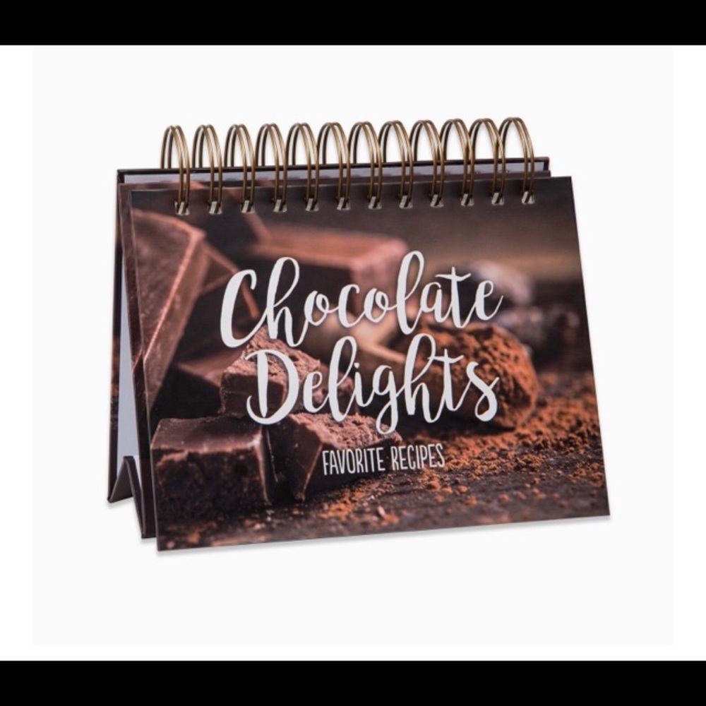 Brownlow Gifts Easel RecipeBook Chocolate Delights